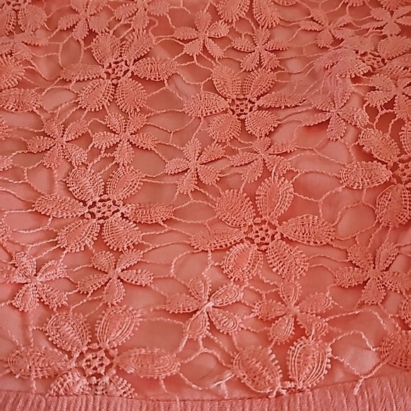 PEACH SHORT DRESS WITH BACK BOW Size Small - Picture 5 of 5